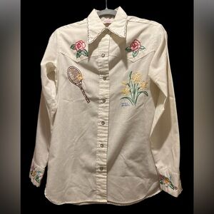Vintage Wrangler shirt with embroidery